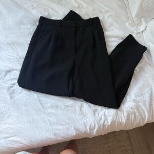 Aritzia Wilfred Effortless Black Pants